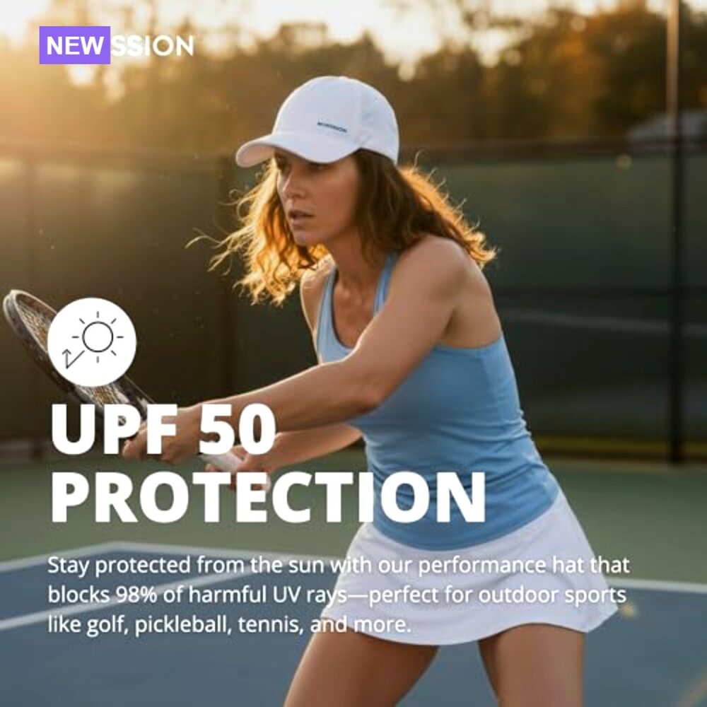 Upf 50 Performance Baseball Cap With Cooling Tech… - image 6